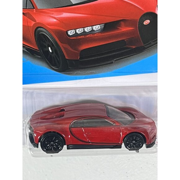 Hot Wheels 2016 Bugatti Chiron Red Quarter Mile Heroes 2023 Mainline 20/250 - Picture 5 of 7